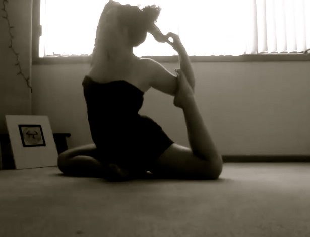 mermaid pose