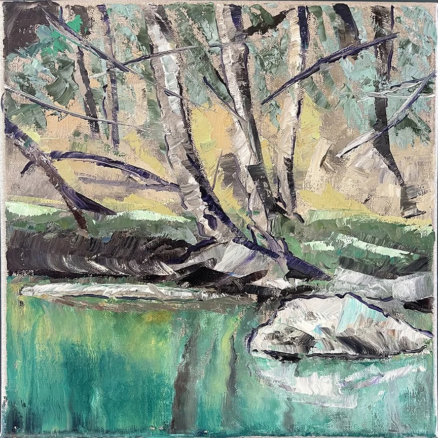 12” x 12”, oil on canvas, $200