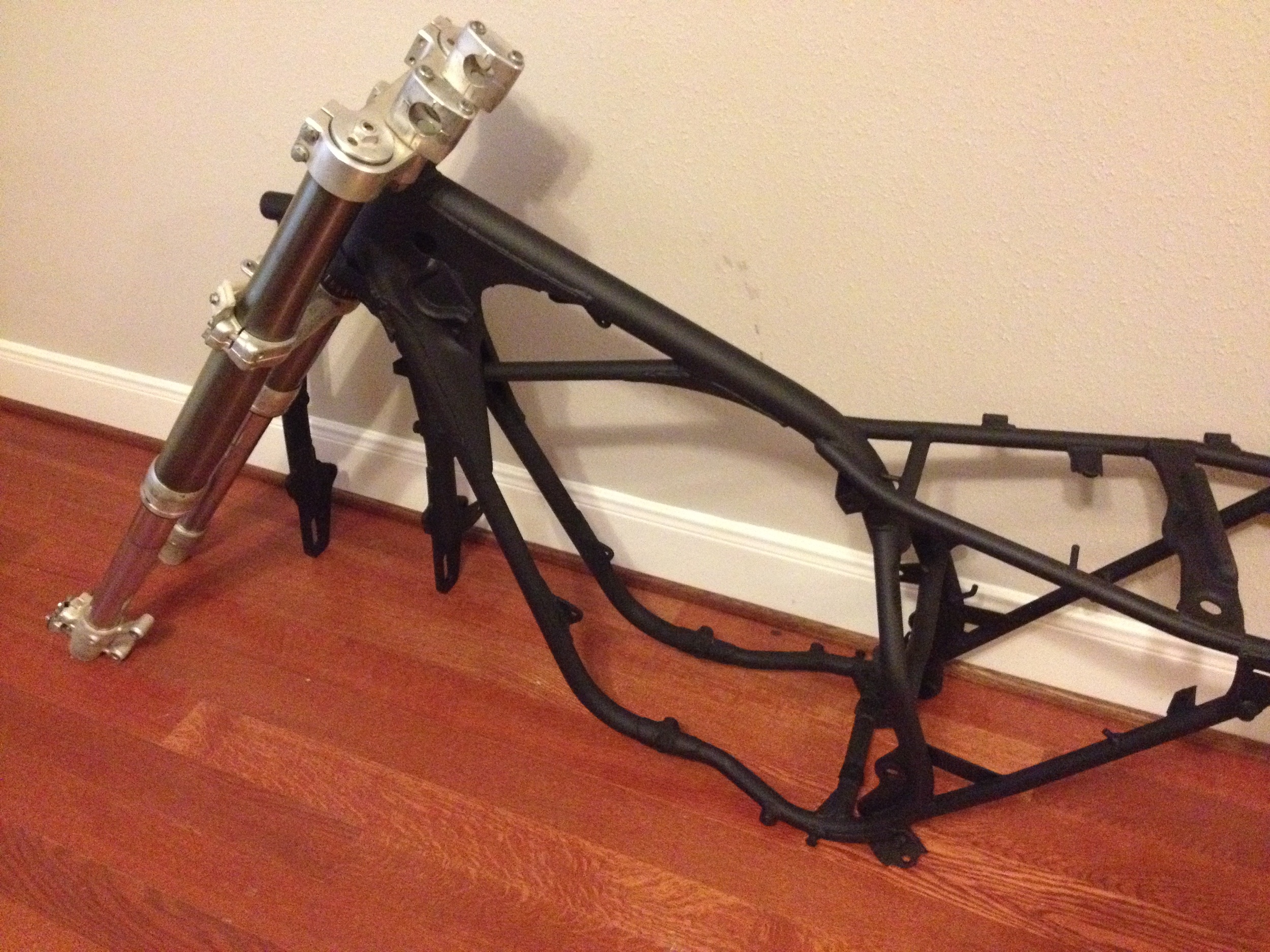 Stupid YZ forks. So pretty, though...