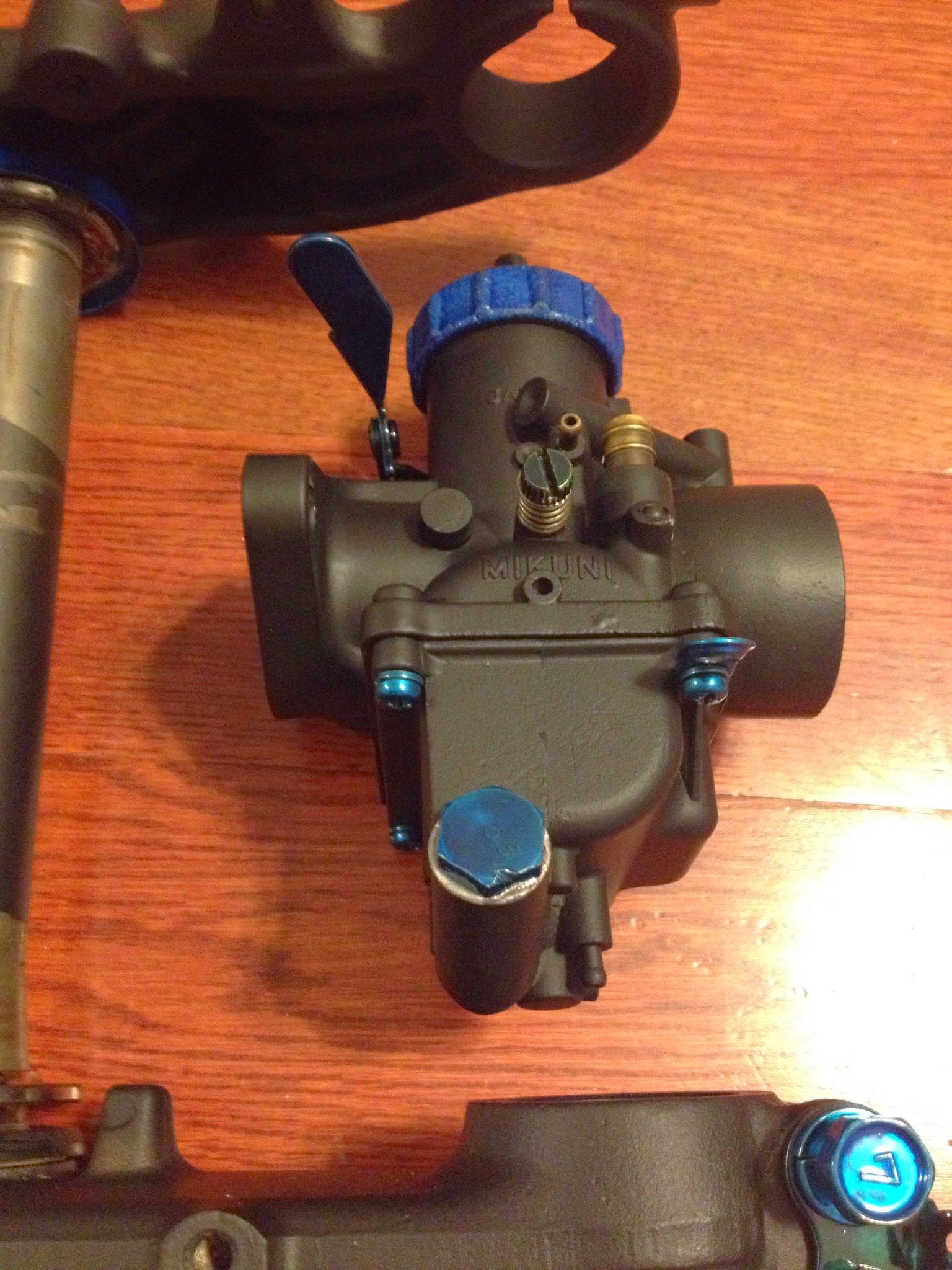 Top cap on the carb cooked too long