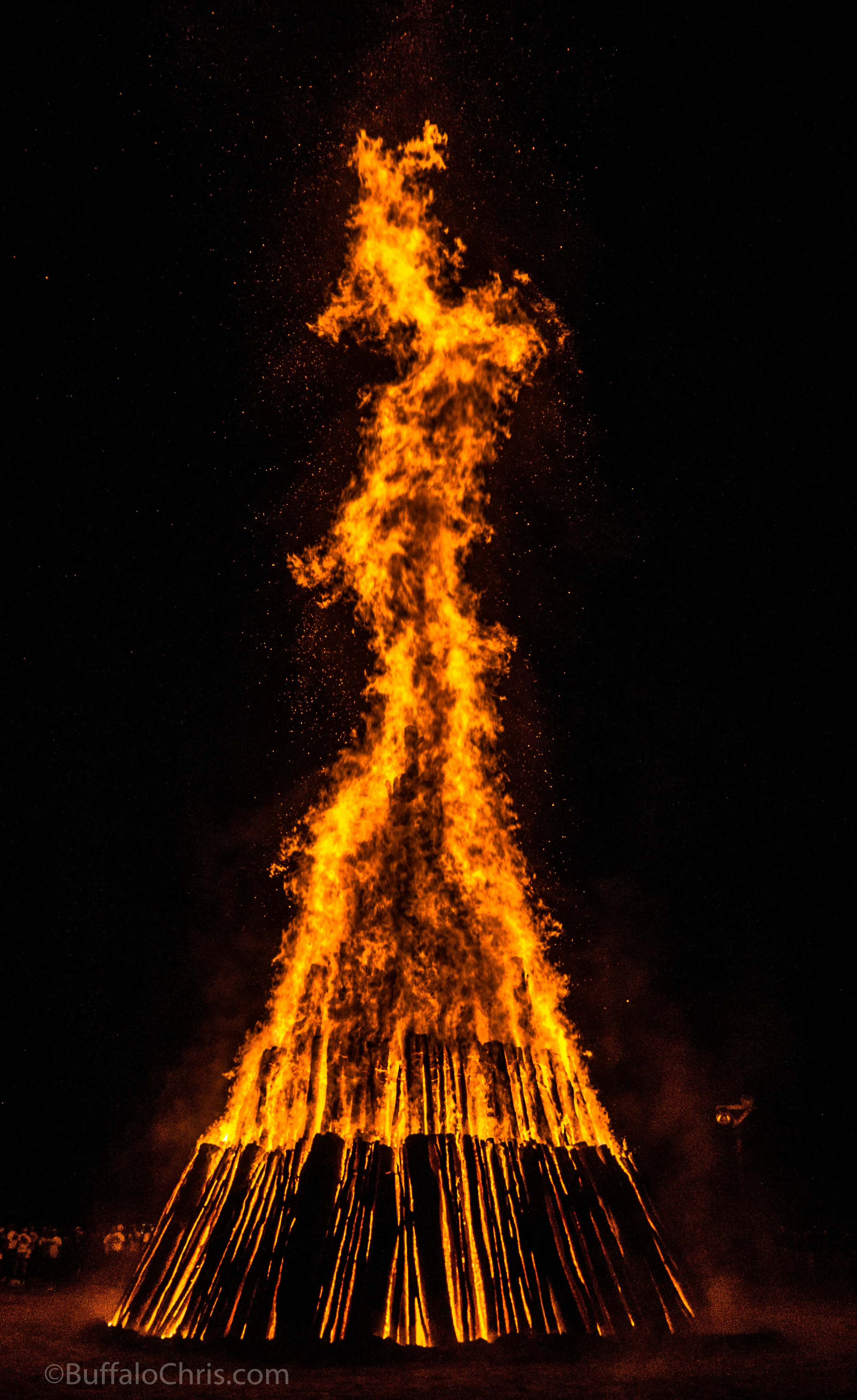 Up in flames