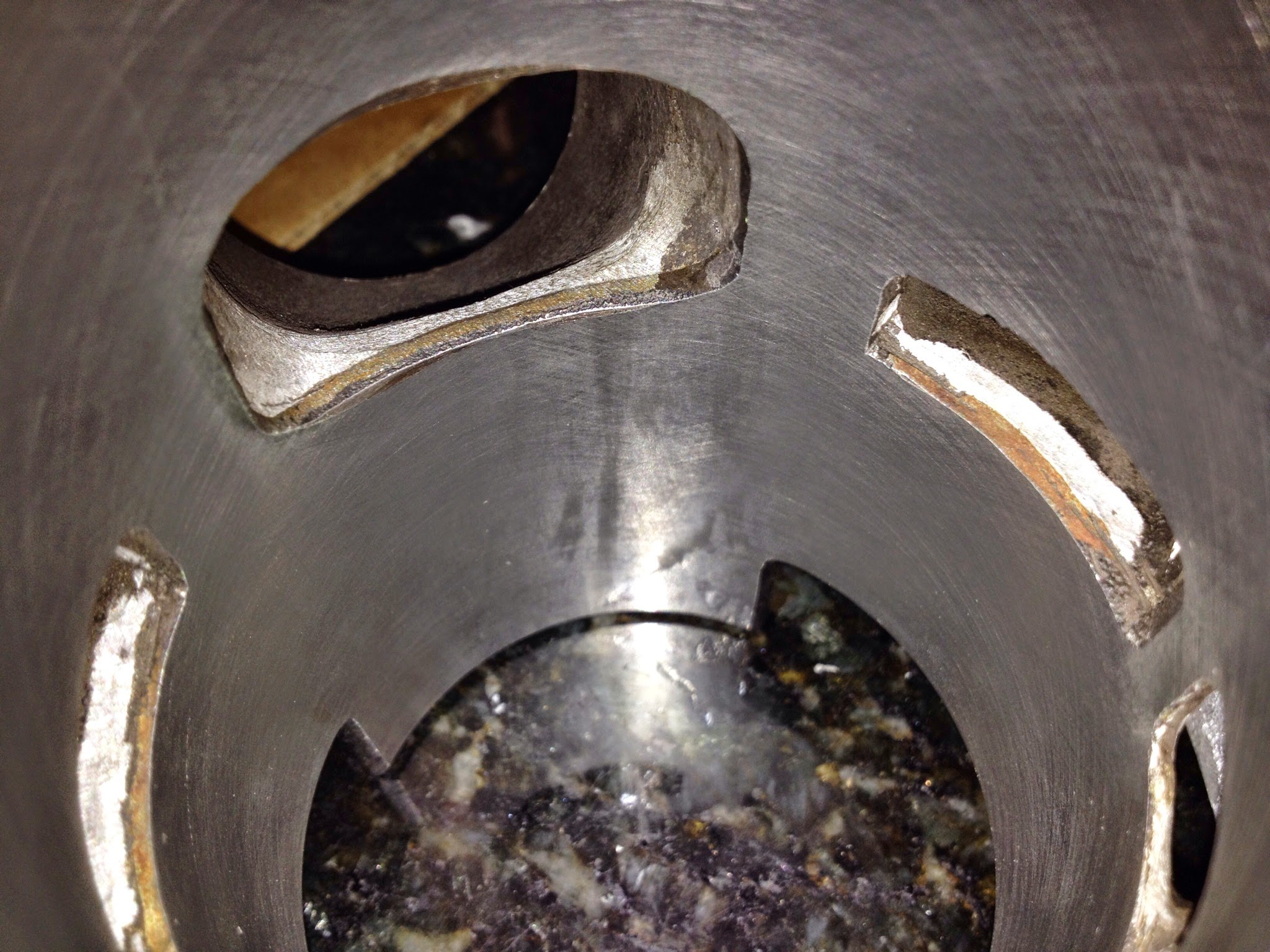 Steel liner needs to be filed to smooth the transition between ports/cylinder wall. 