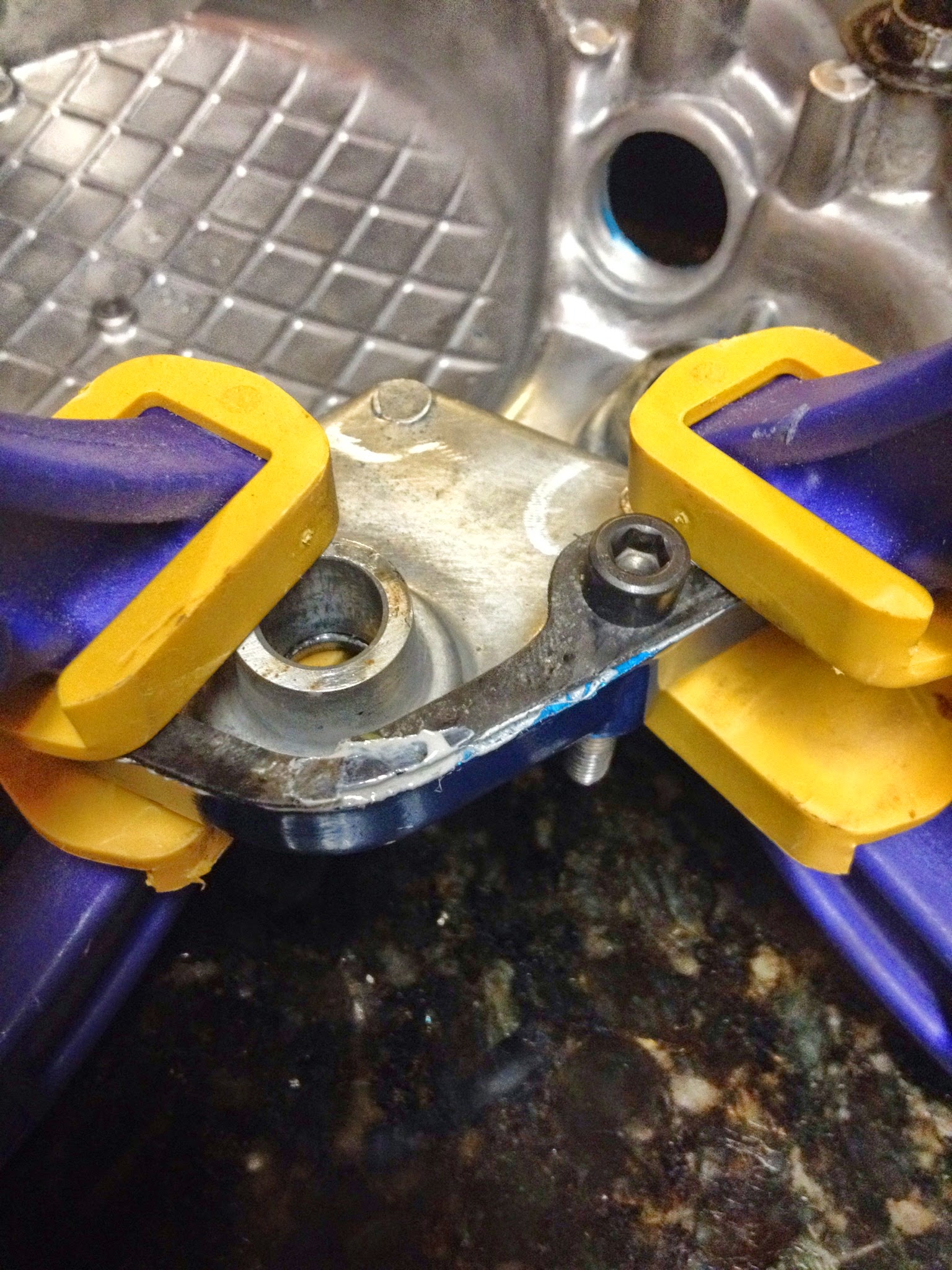 How we fix torn gaskets. 
