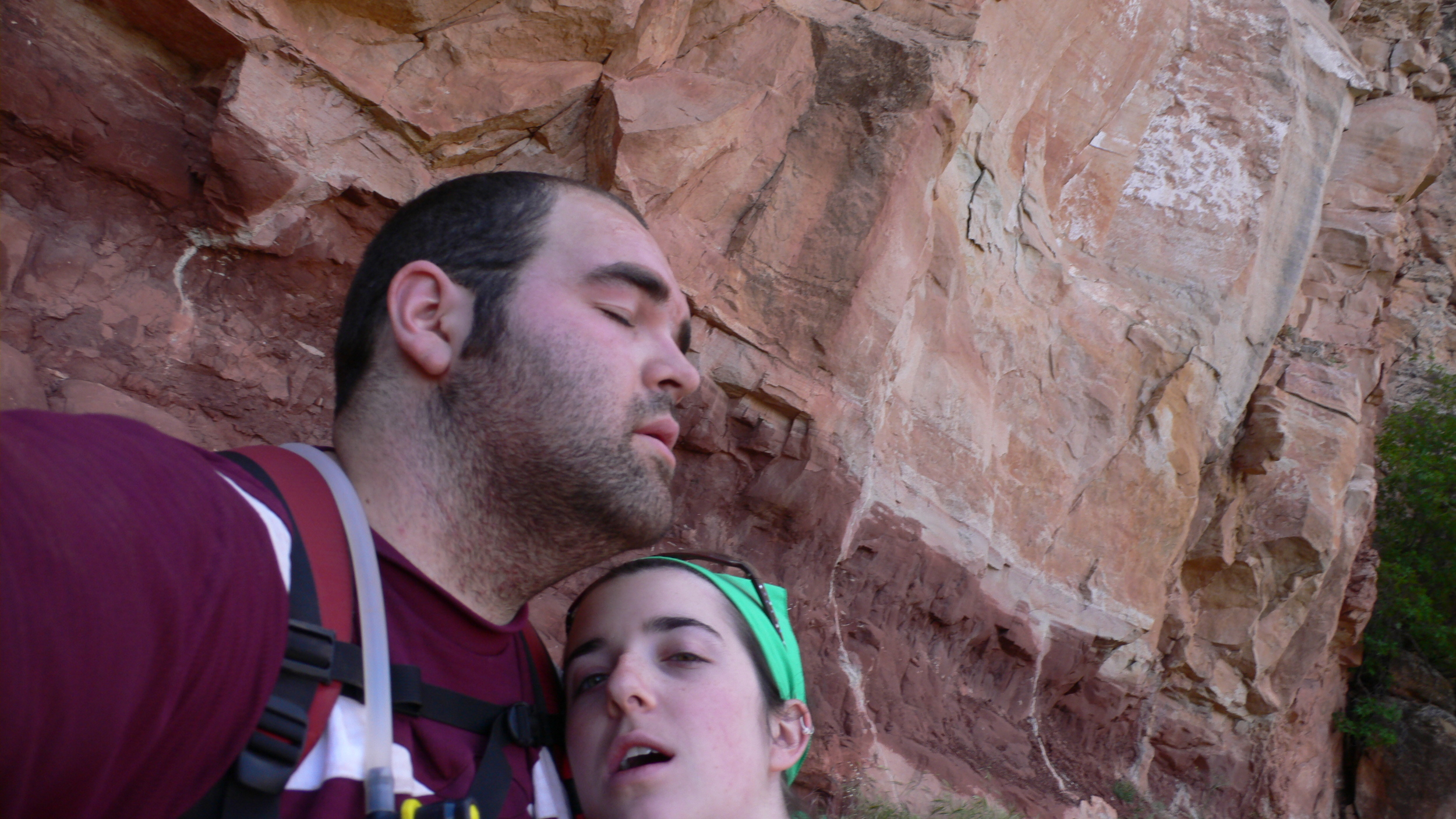 This is what exhaustion and defeat in the Grand Canyon looks like.&nbsp;