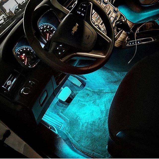 App controlled interior LED kit, millions of brilliant color options &amp; music sync. Call and schedule your appointment now! 708.474.6625 
#ledlights #xkglow #forzacustoms
