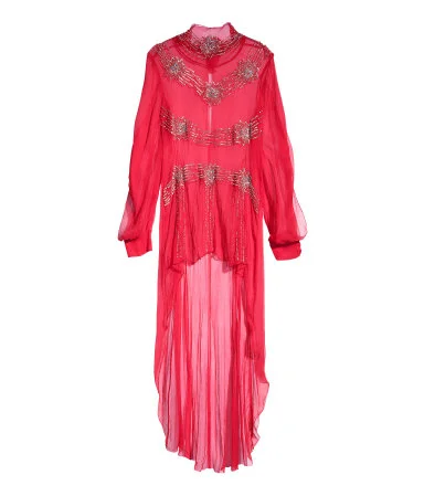                                chiffon dress, $69.95 (purchase here)