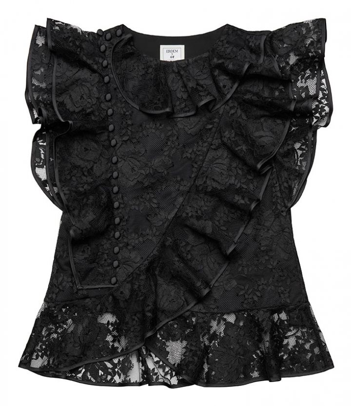 Black lace top