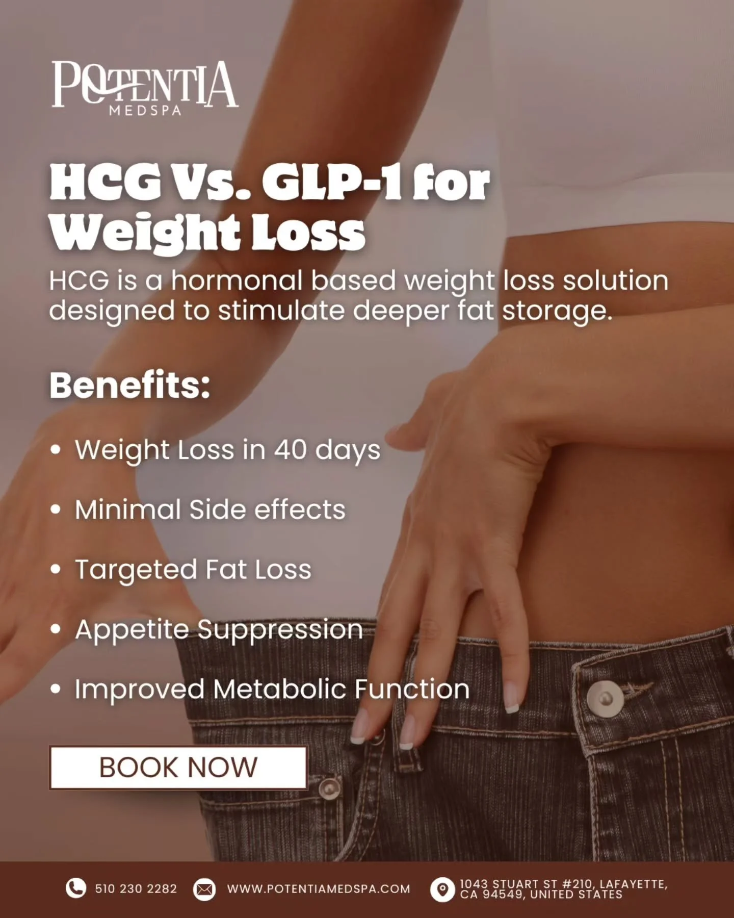 ✨ HCG vs. GLP-1 for Weight Loss? ✨

Need to drop weight in a shorter amount of time? The HCG Rapid Loss Program could be your answer! 

🌟 Targets stubborn fat: Resets your metabolism to burn fat effectively.
🍎 Supportive diet plan: Combines HCG wit