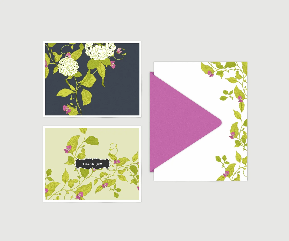 hydrangea pattern, hydrangea illustration, hydrangea, stationery, greeting cards, notecards, floral, floral pattern, melissa crowley,