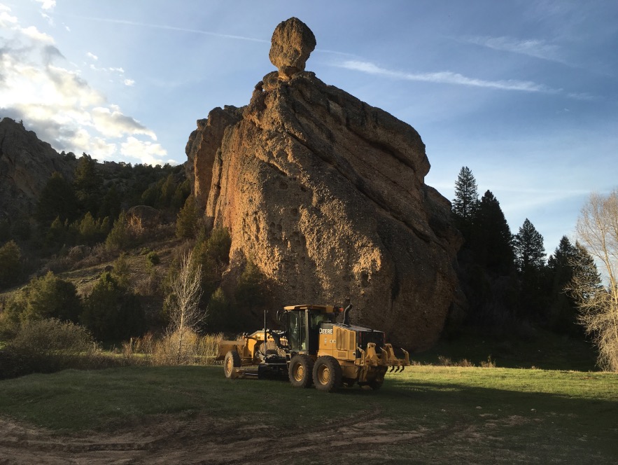 The curse of remote areas is that there isn't much to do, so people tend to develop odd hobbies. Bulldozer and grader whittling is a popular pastime taught to small children because of the whimsical results you can expect from them.