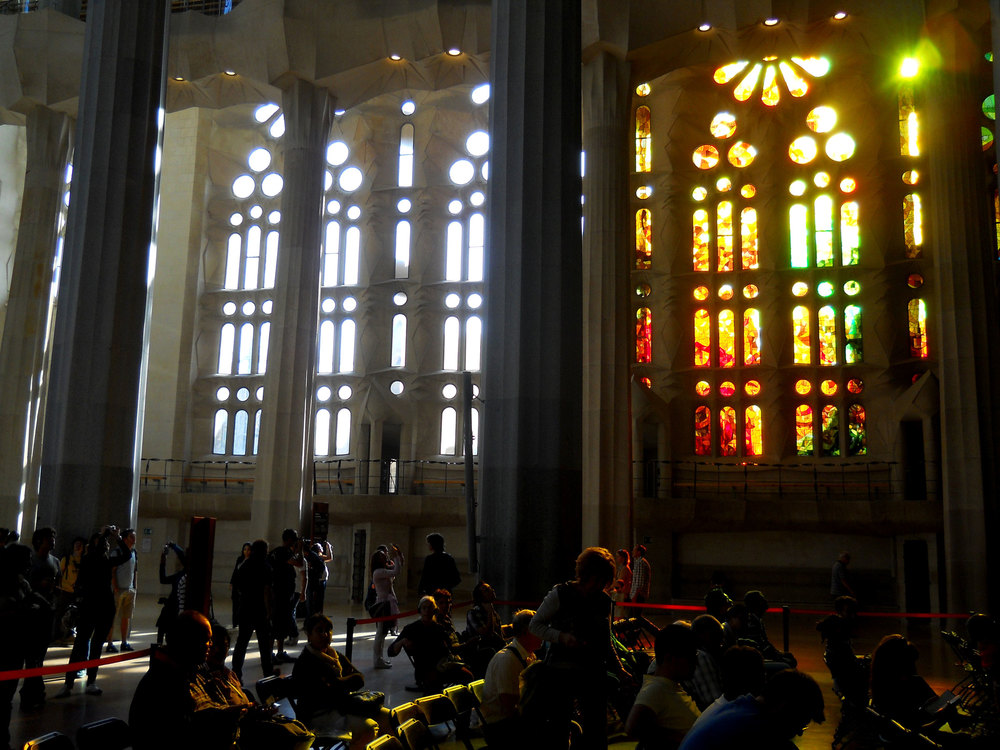  I expect, one day, the rest of the windows will be filled with stained glass too.&nbsp; 