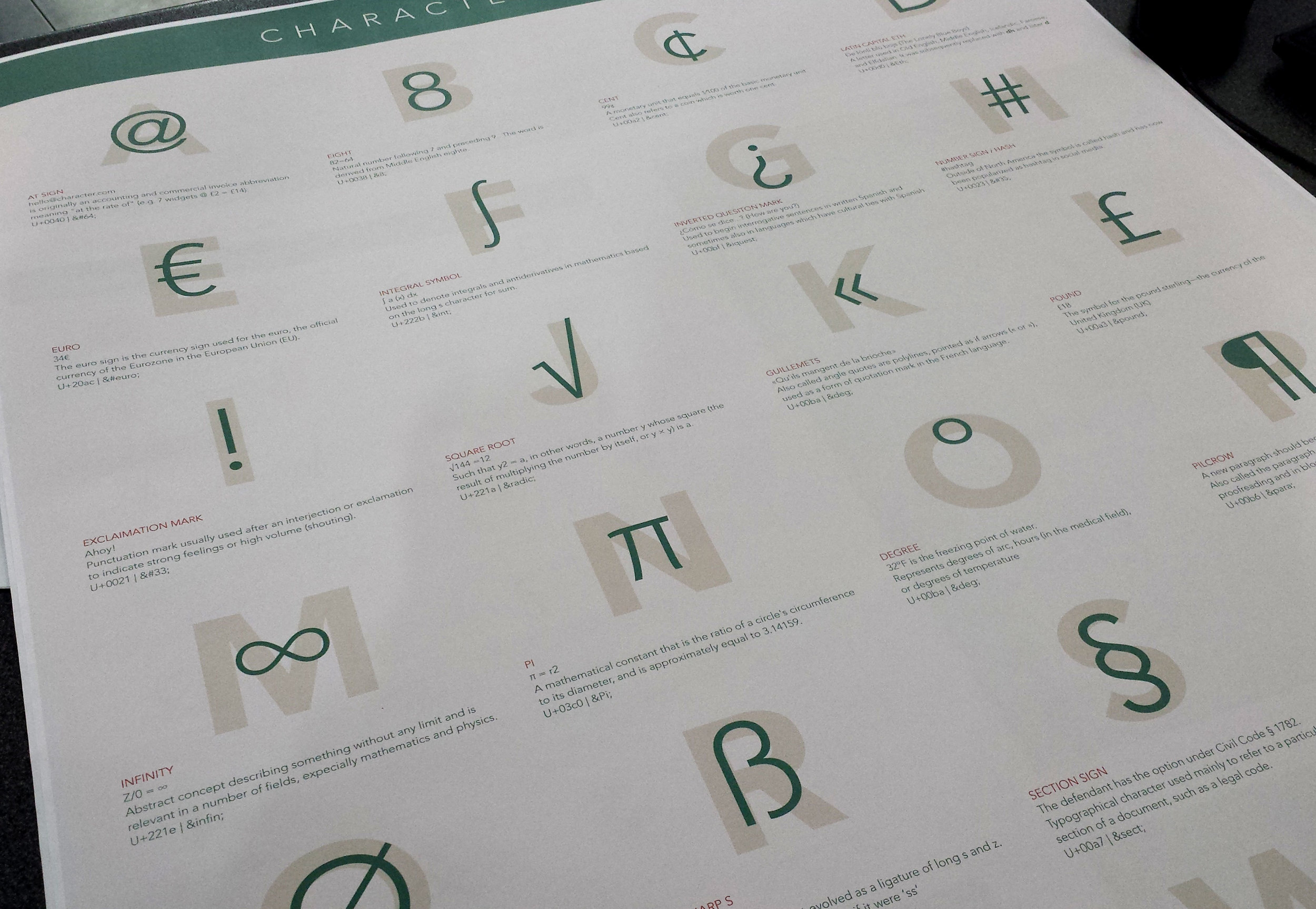 In the meantime, here is a lazy photograph of the finished poster. 