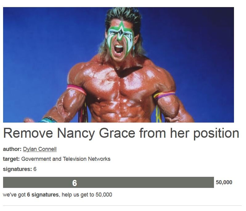 Petition #48: Remove Nancy Grace From Her Position