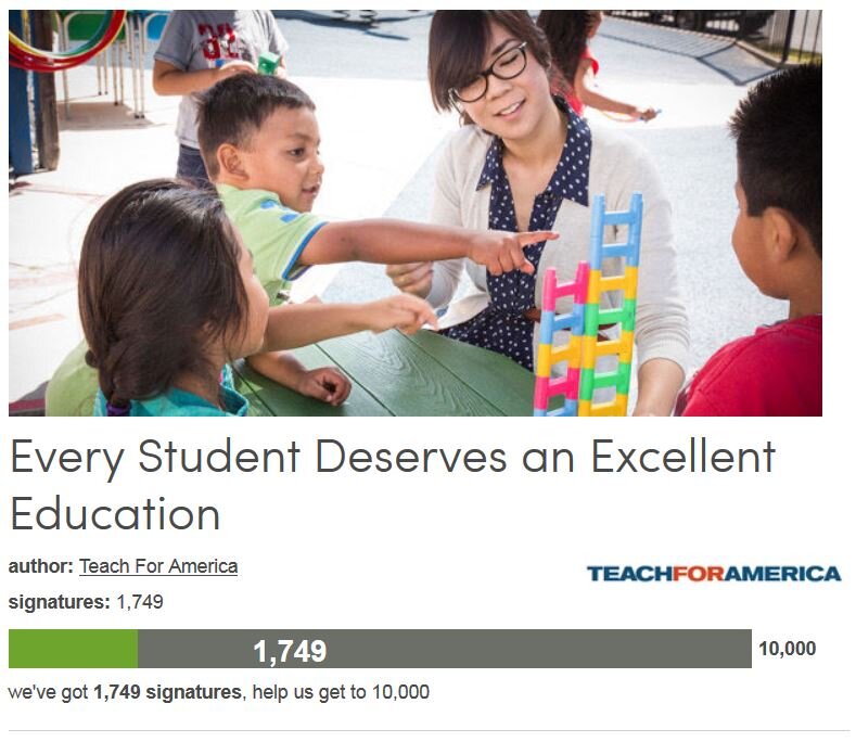 Petition #58: Every Student Deserves An Excellent Education