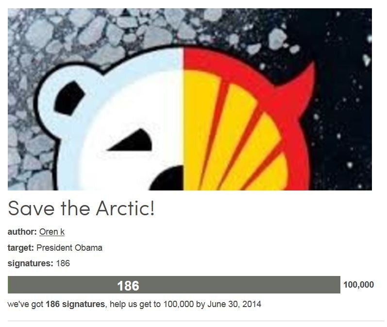 Petition #68: Save The Arctic!