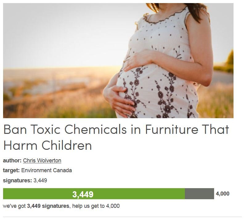 Petition #108: Ban Toxic Chemicals In Furniture That Harm Children