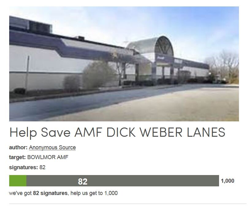 Petition #179: Help Save AMF DICK WEBER LANES