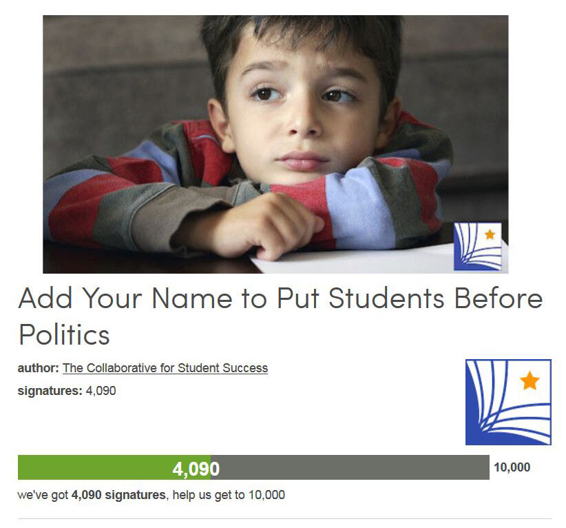 Petition #223: Add Your Name To Put Students Before Politics