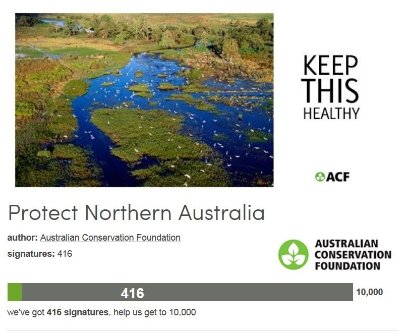 Petition #238: Protect Northern Australia