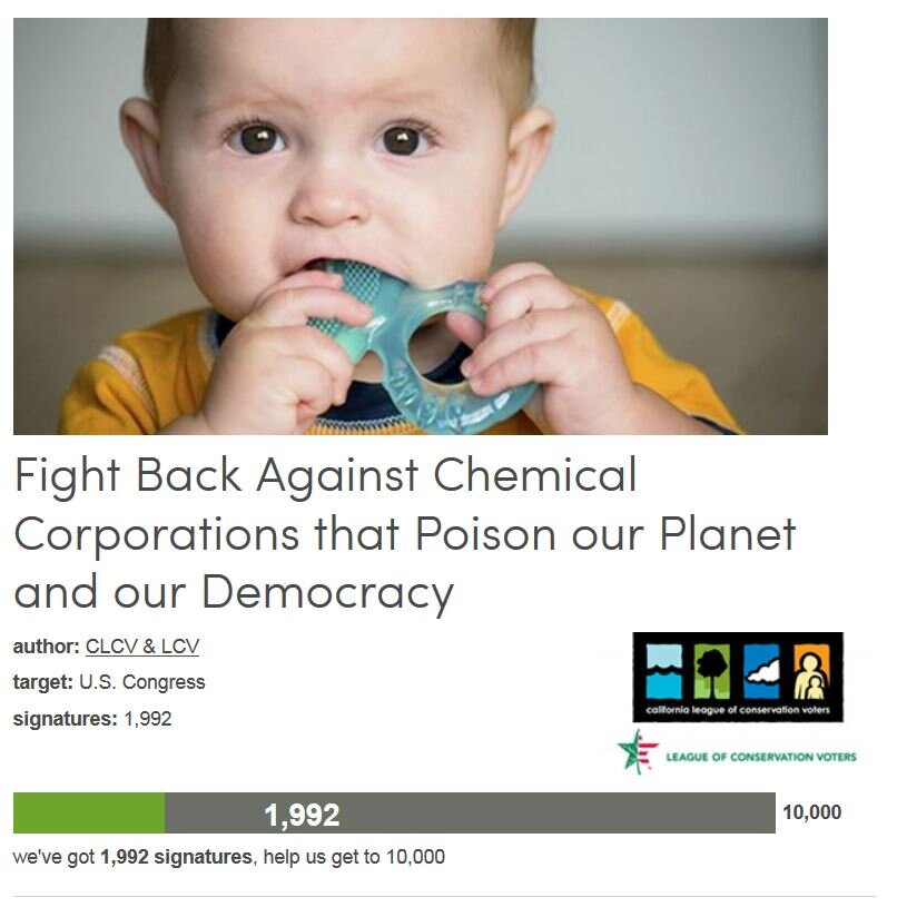 Petition #245: Fight Back Against Chemical Corporations That Poison Our Planet And Our Democracy