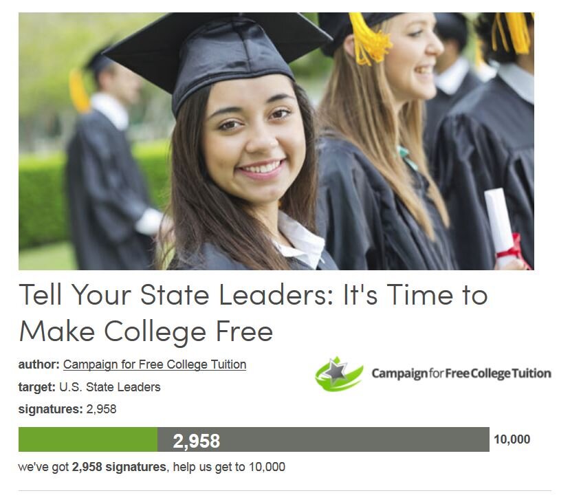 Petition #329: Tell Your State Leaders: It's Time To Make College Free