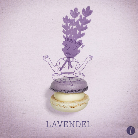 Lavendel Macaron