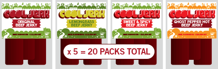 Cool Jerk 20-Pack Monthly Subscription: All Four Flavors