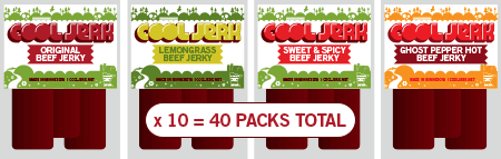 Cool Jerk 40-Pack Monthly Subscription: Choose Your Own Flavors