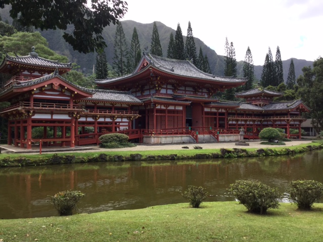 a replica of byodo-in temple