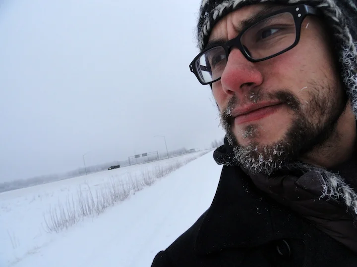 The artist is present