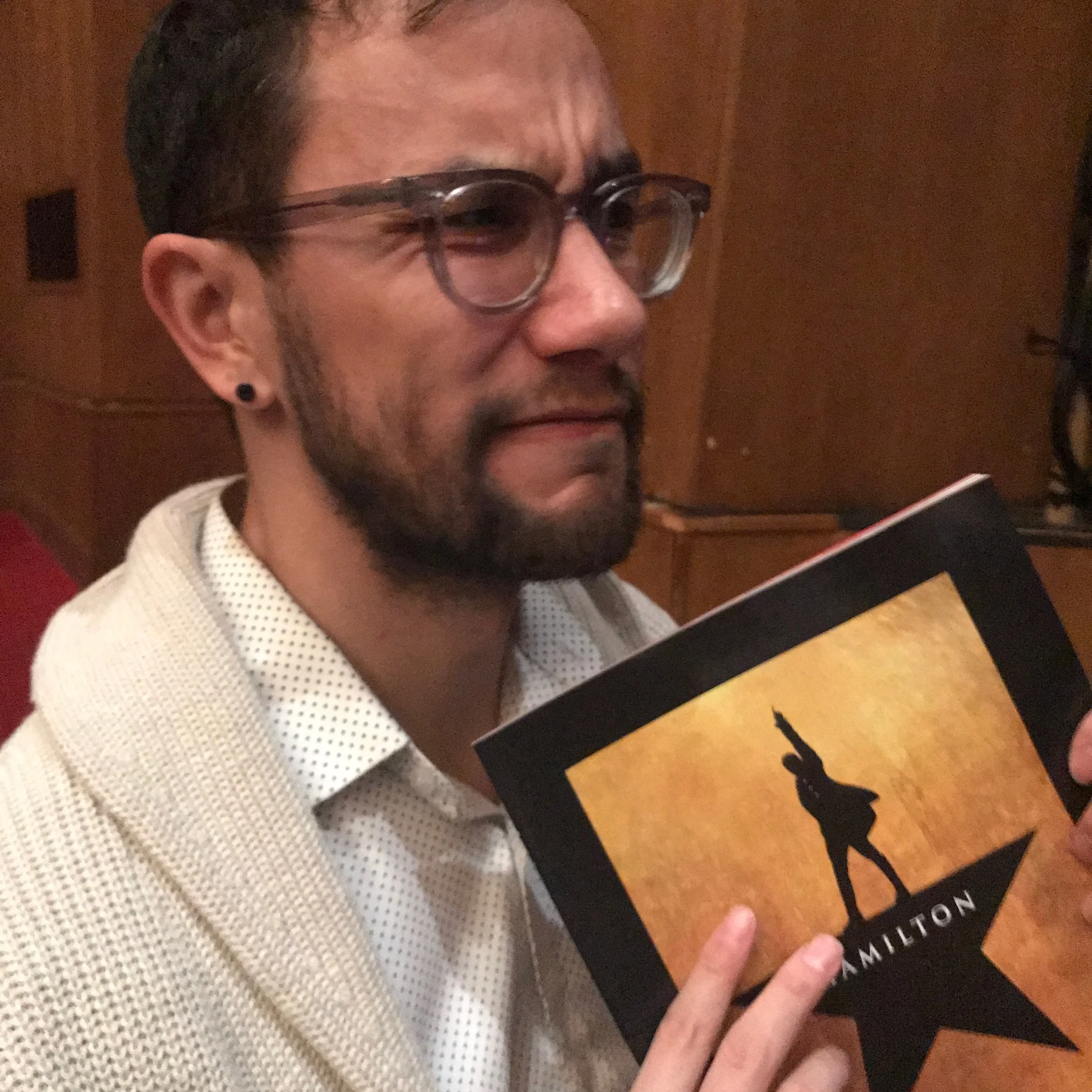 I GOT TO REVIEW HAMILTON