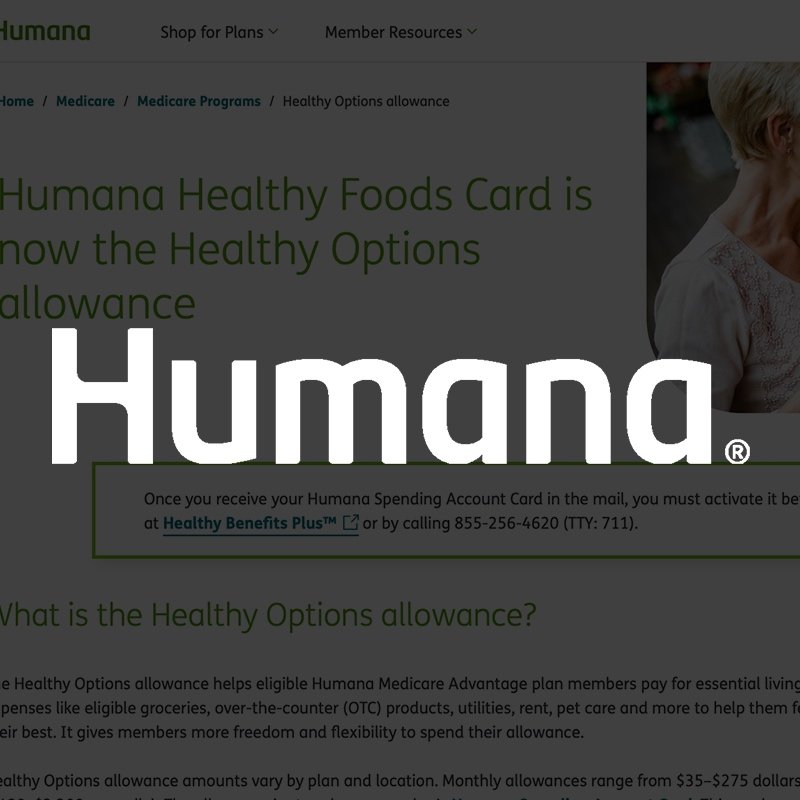 Humana website design