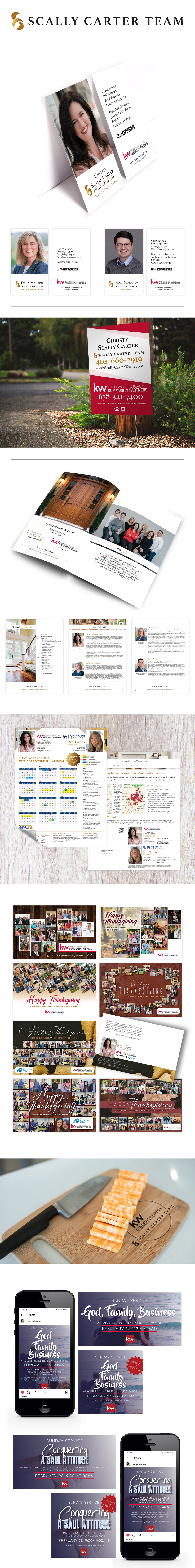 Scally Carter Team marketing materials