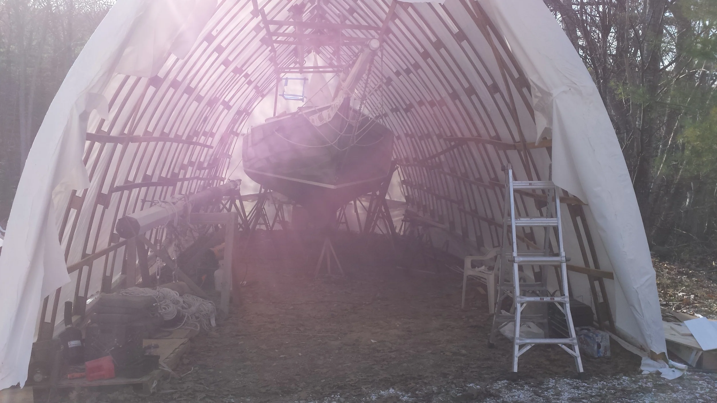 Launching "Maine's Quietest Lobsterboat!"