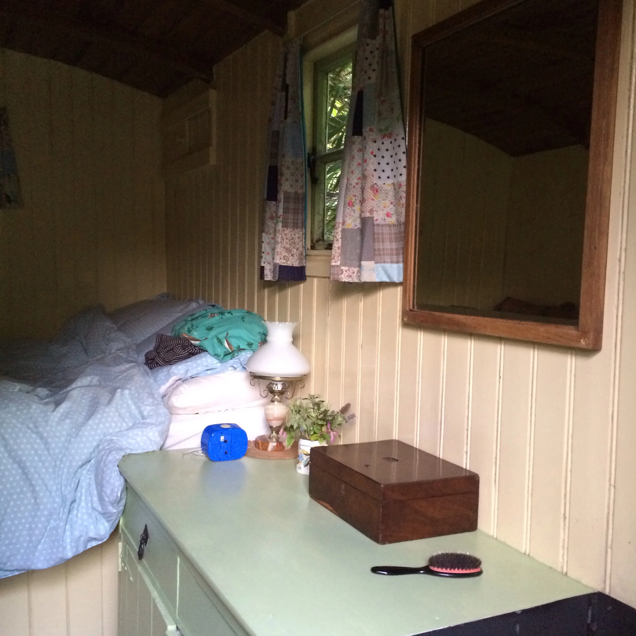 Inside: my bedroom for the week