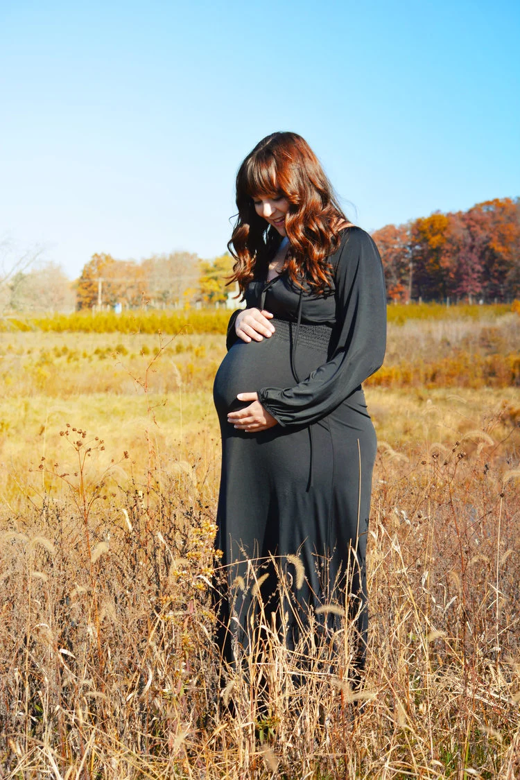 Beautiful Mother to be in natural lighting