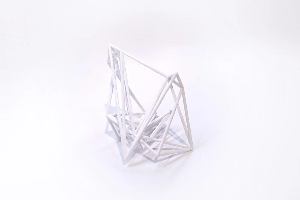 3D delaunay sculpture