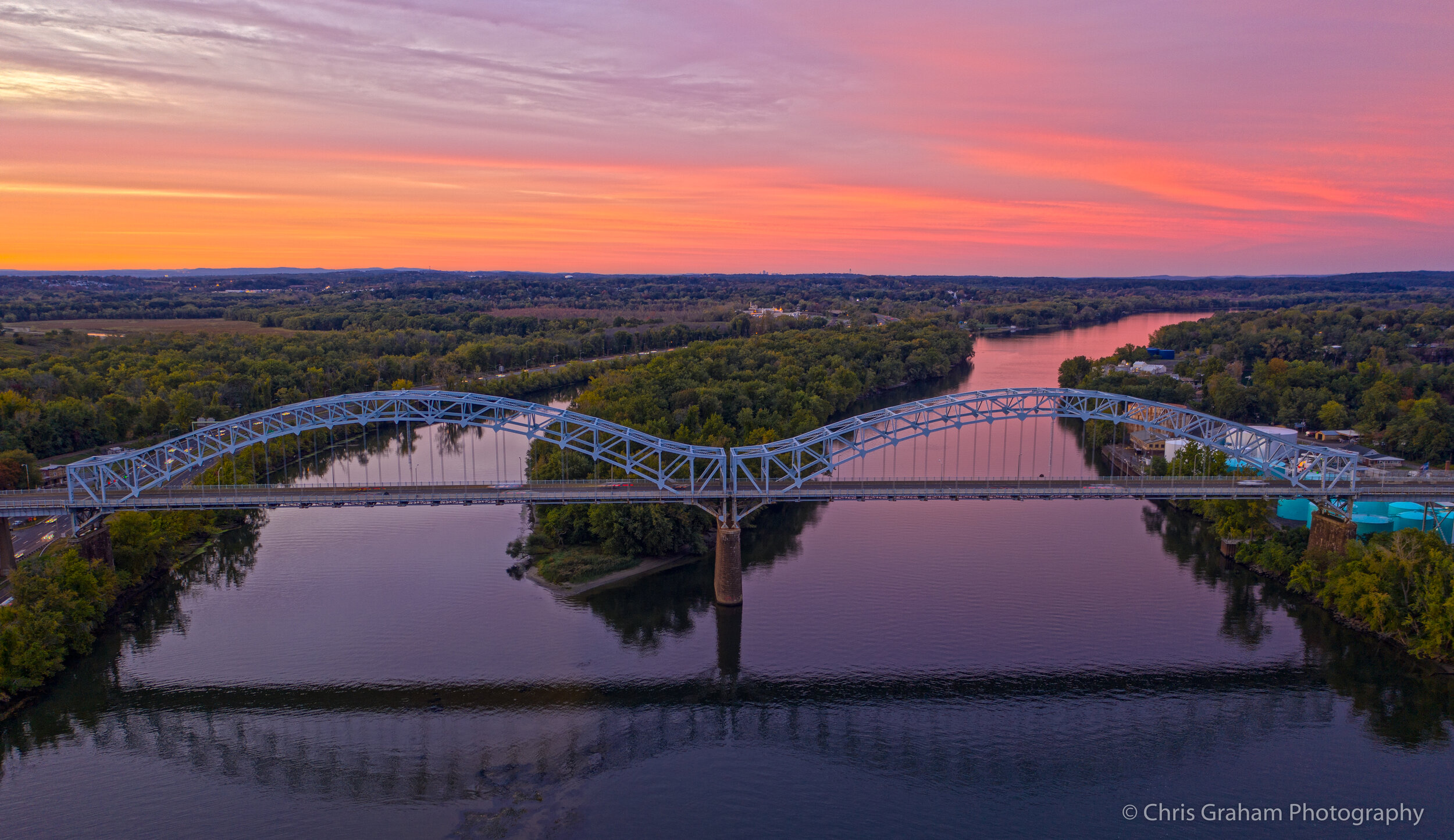 Arrigoni drone sunset