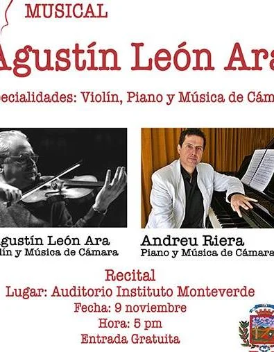 Recital Agustín León Ara