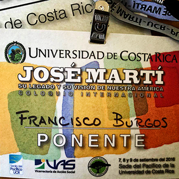 Coloquio Internacional: “José Martí: Su legado y su visión de nuestra América”.  