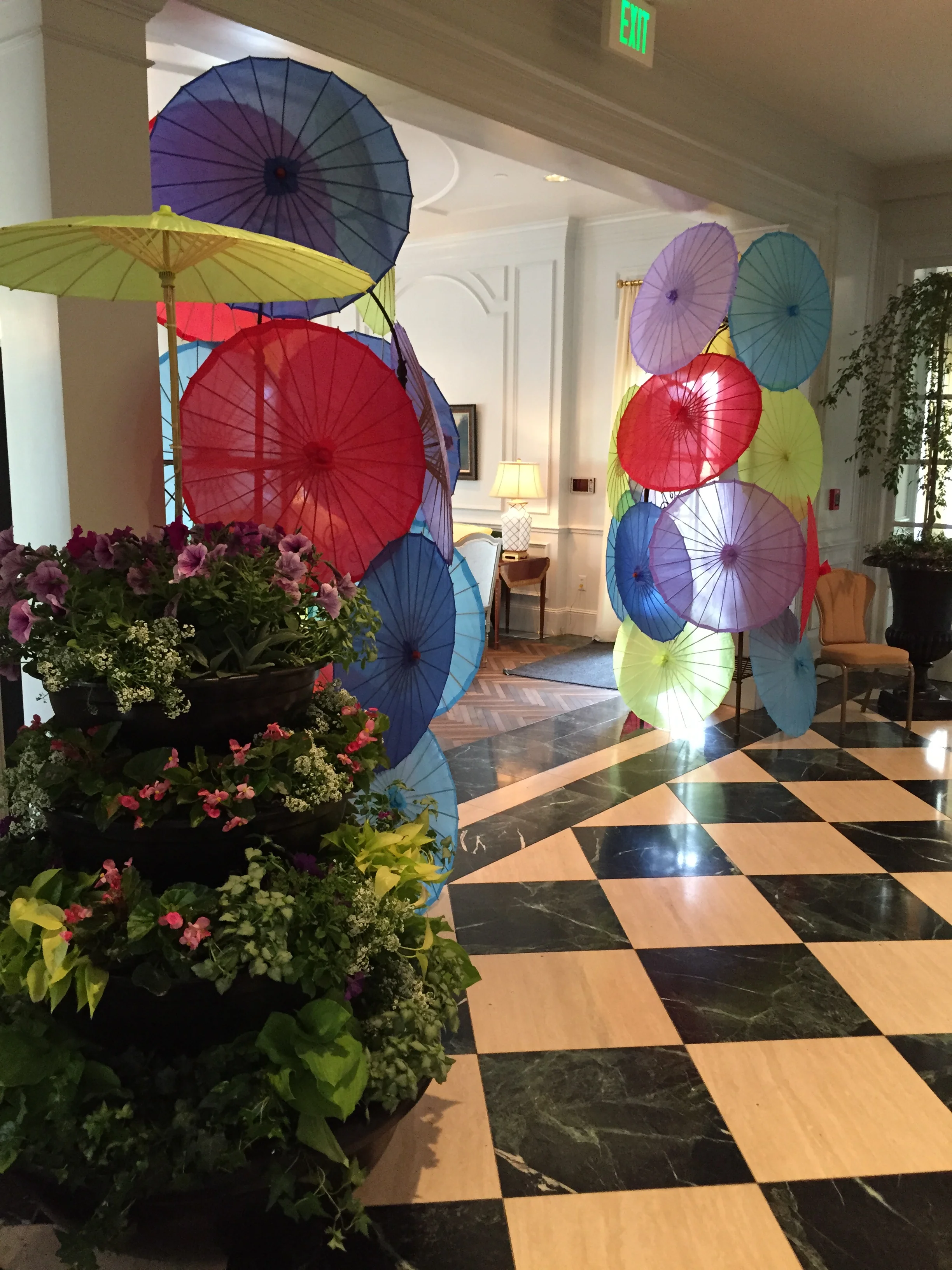 April Showers theme at The Women's Council of Novant Health Foundation Forsyth Medical Center Garden Party