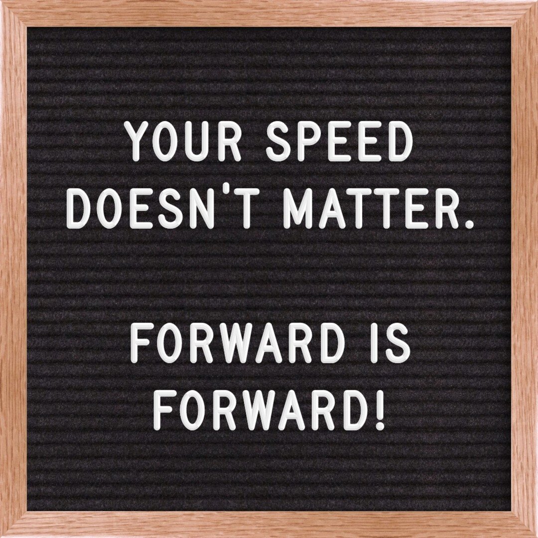 Keep moving forward &rarr; #motivationmonday #keepmovingforward #progressnotperfection #babysteps #forwardisforward #ironpt #getbetterbebetter #caldwellnj #midlandparknj