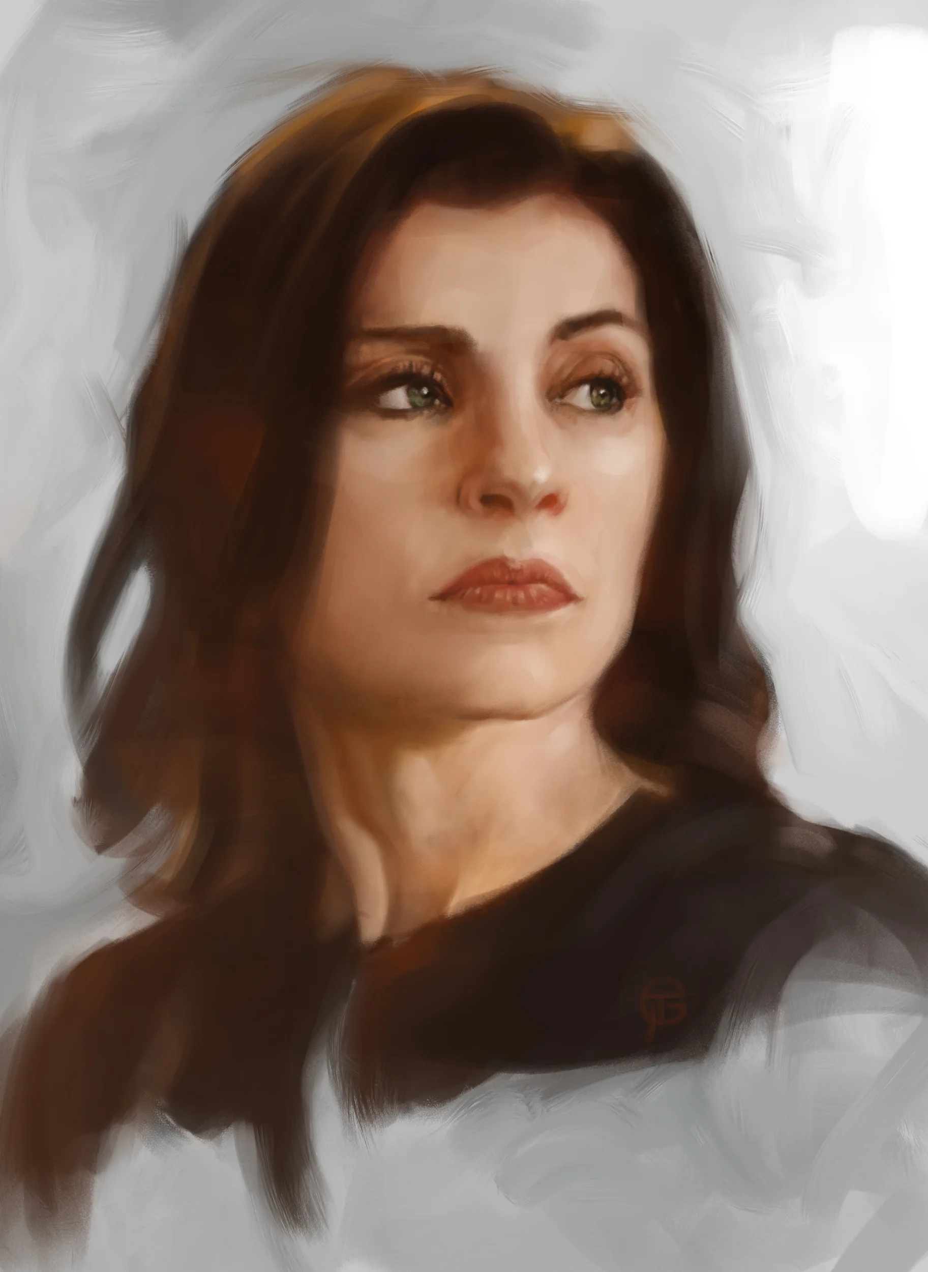 Julianna Margulies as Alicia Florick for the The New Yorker