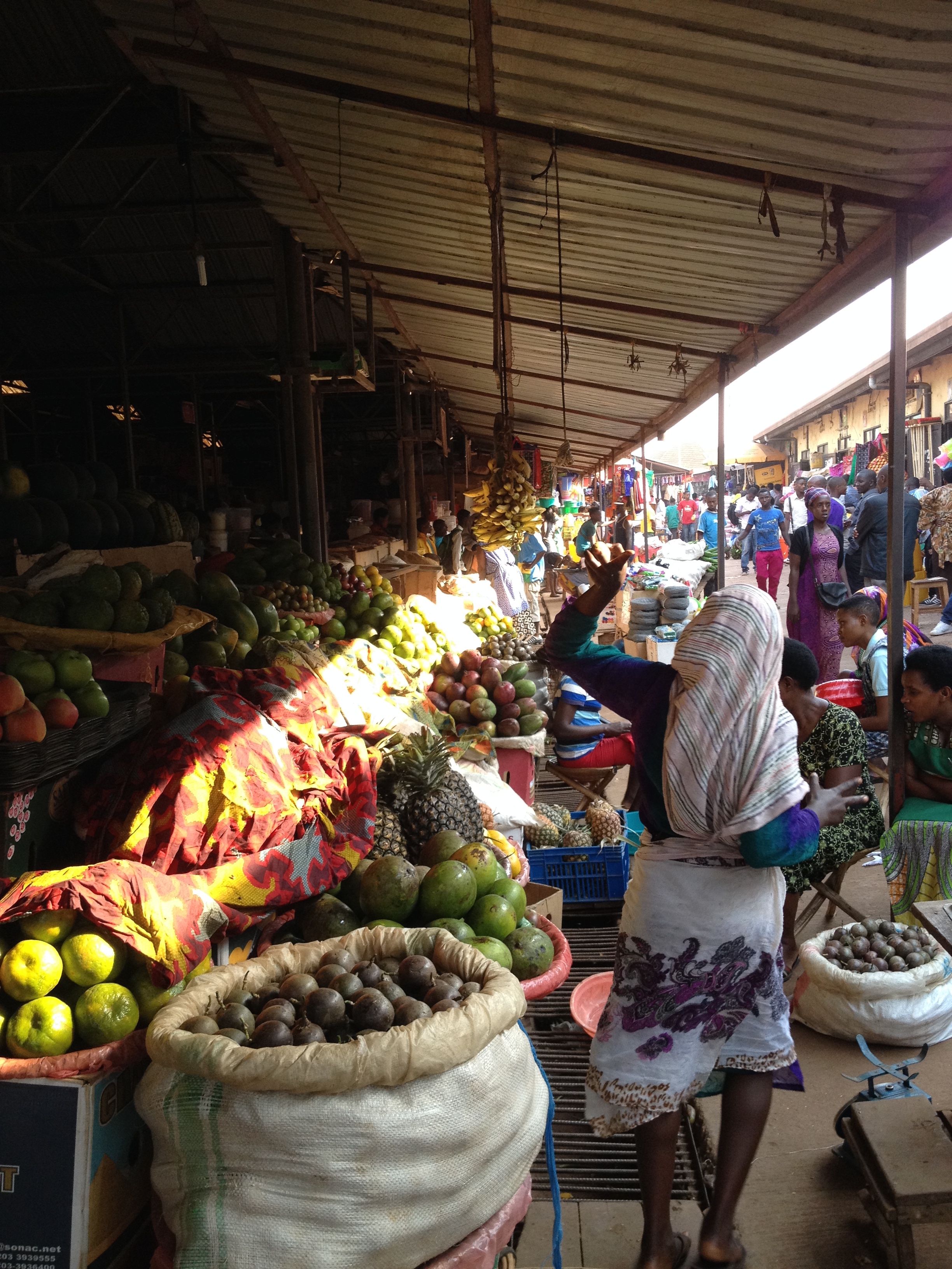 Kimironko day market in Kigali. The original farm to table.
