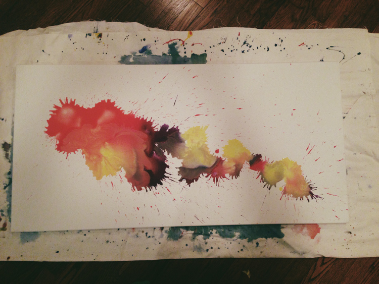 Painting in progress