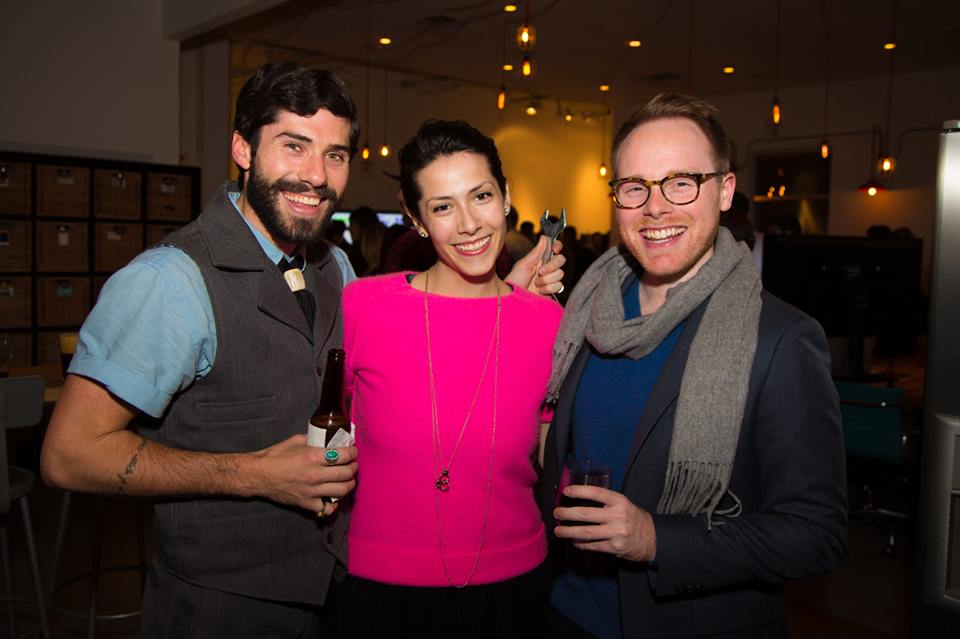 Great friends, Tyler Sharp and Matt Alexander at the WELD Show 2013. Photo by Daniel Driensky