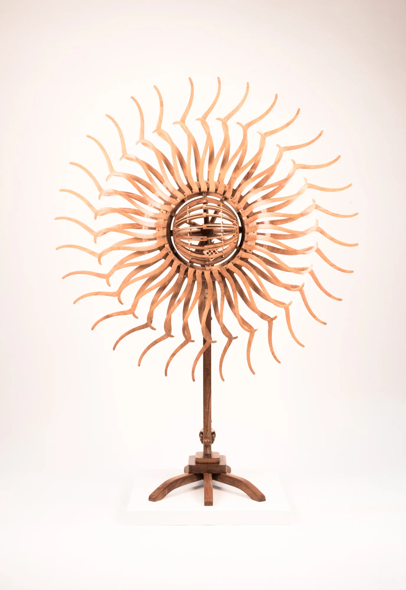 Fate Machine #5 , Teak Wood, 2016, 112L x 55W x 150Hcm