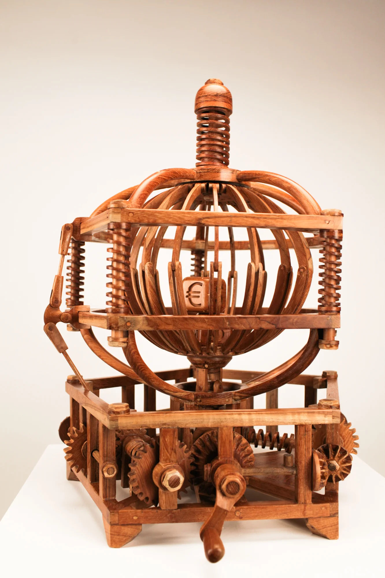 Fate Machine #1 , Teak Wood, 2016, 56L x 60W x 66Hcm