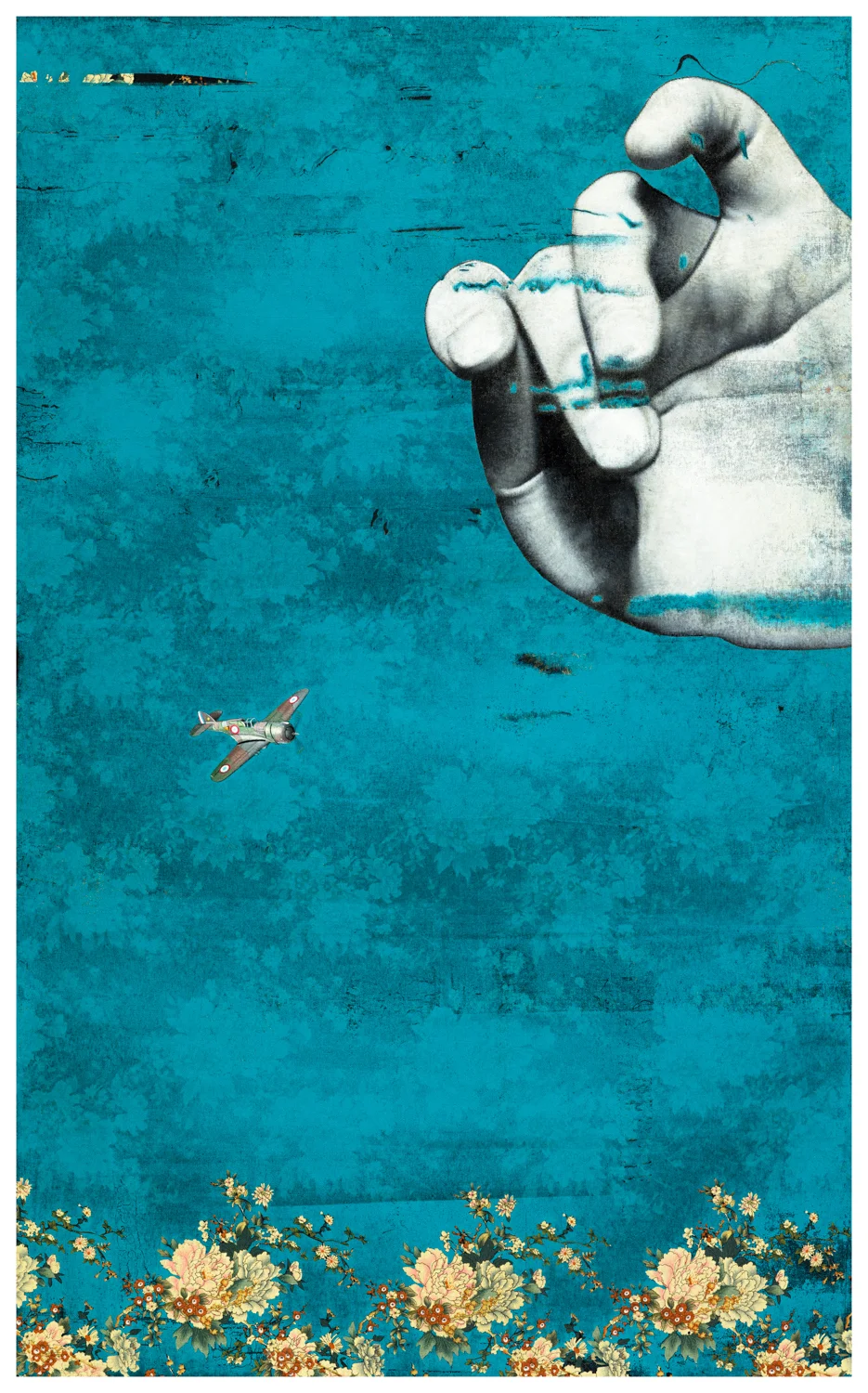 Tathagata |&nbsp;如來 , 2014, Oil and Acrylic on Printed Fabric, 116.5 x 72.5 cm, CHI Chien 