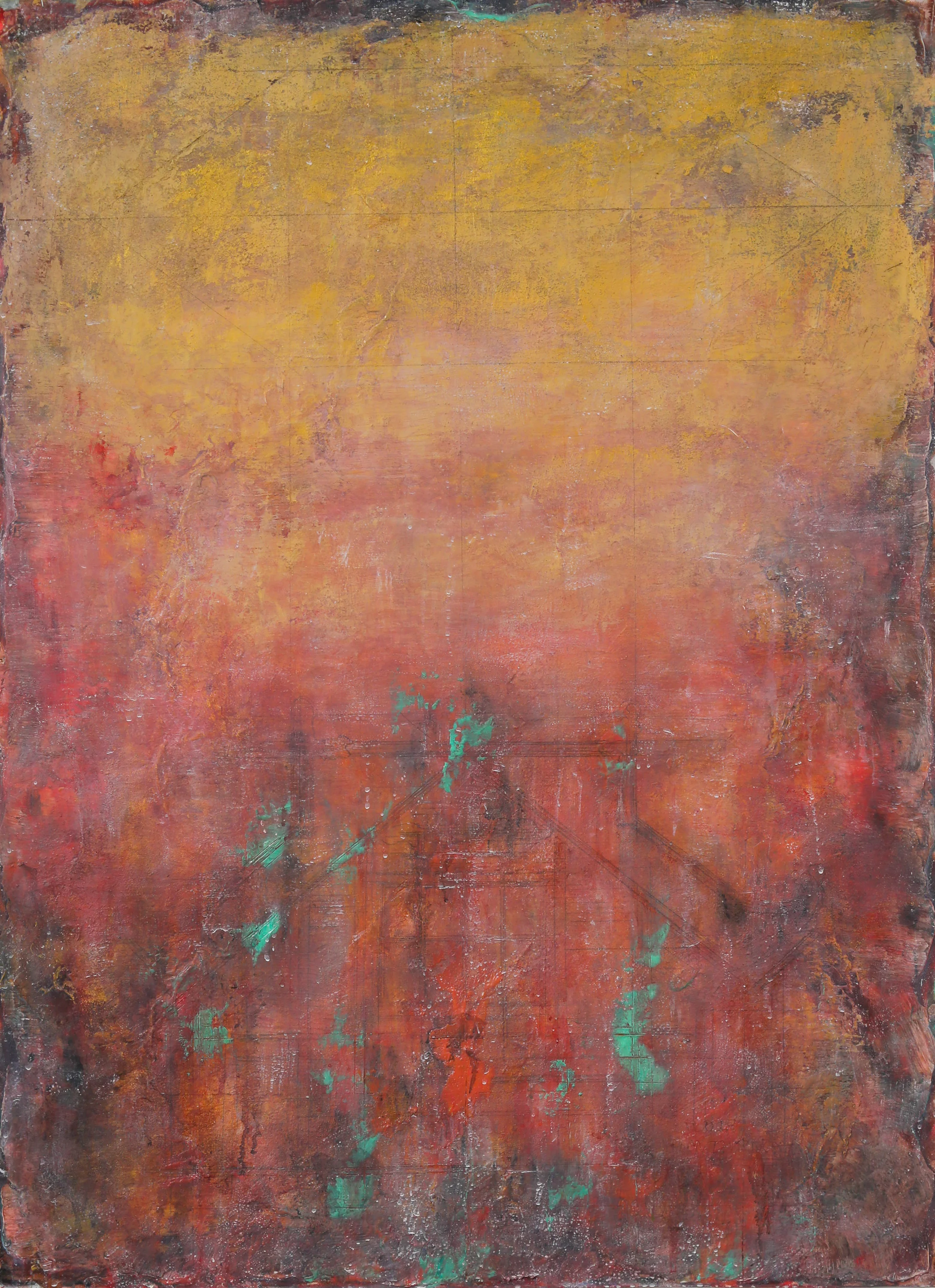 Summer Time, 2017, Mixed Media On Paper, 100 x 70 cm, HA Manh Thang